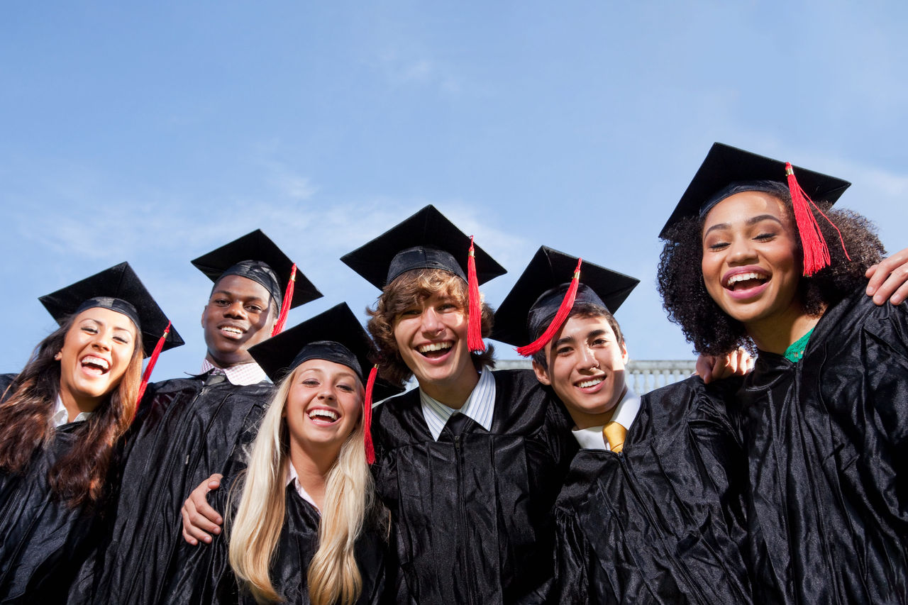High school kids graduating High school kids graduating