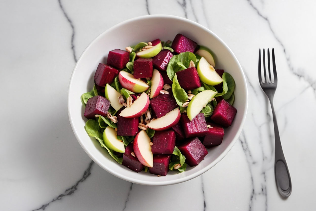 Ensalada de remolacha y manzana
