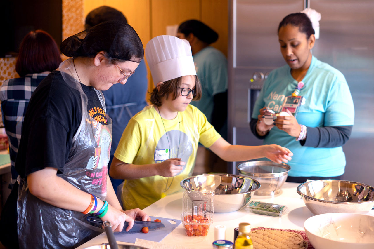 Children's cooking class