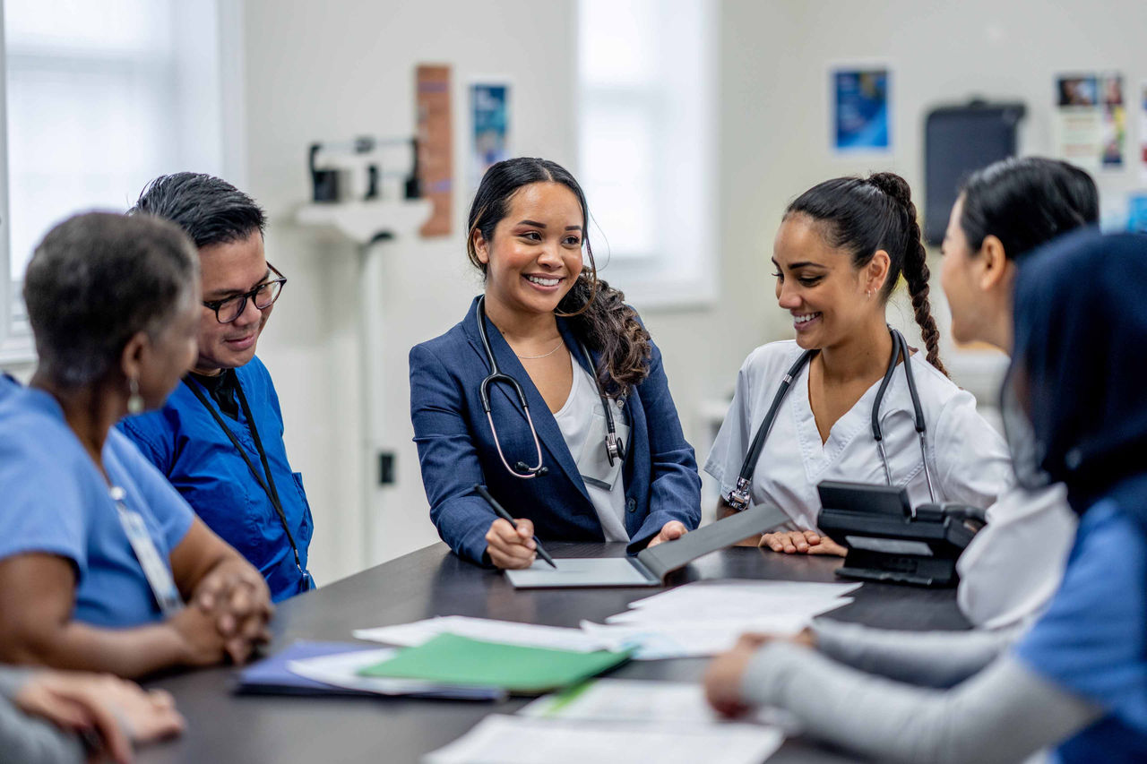 Medical team meeting 