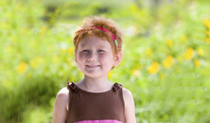 Eilish, a Nemours leukemia patient