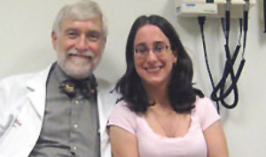 Melissa, a Nemours patient with cerebral palsy and Dr. Freeman Miller, a Nemours orthopedist