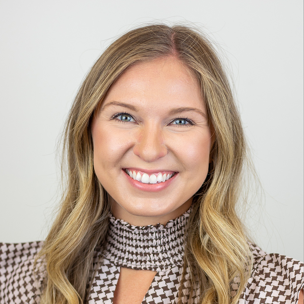 Portrait of Courtney Keedy, a physician liaison who works in Central Florida. 