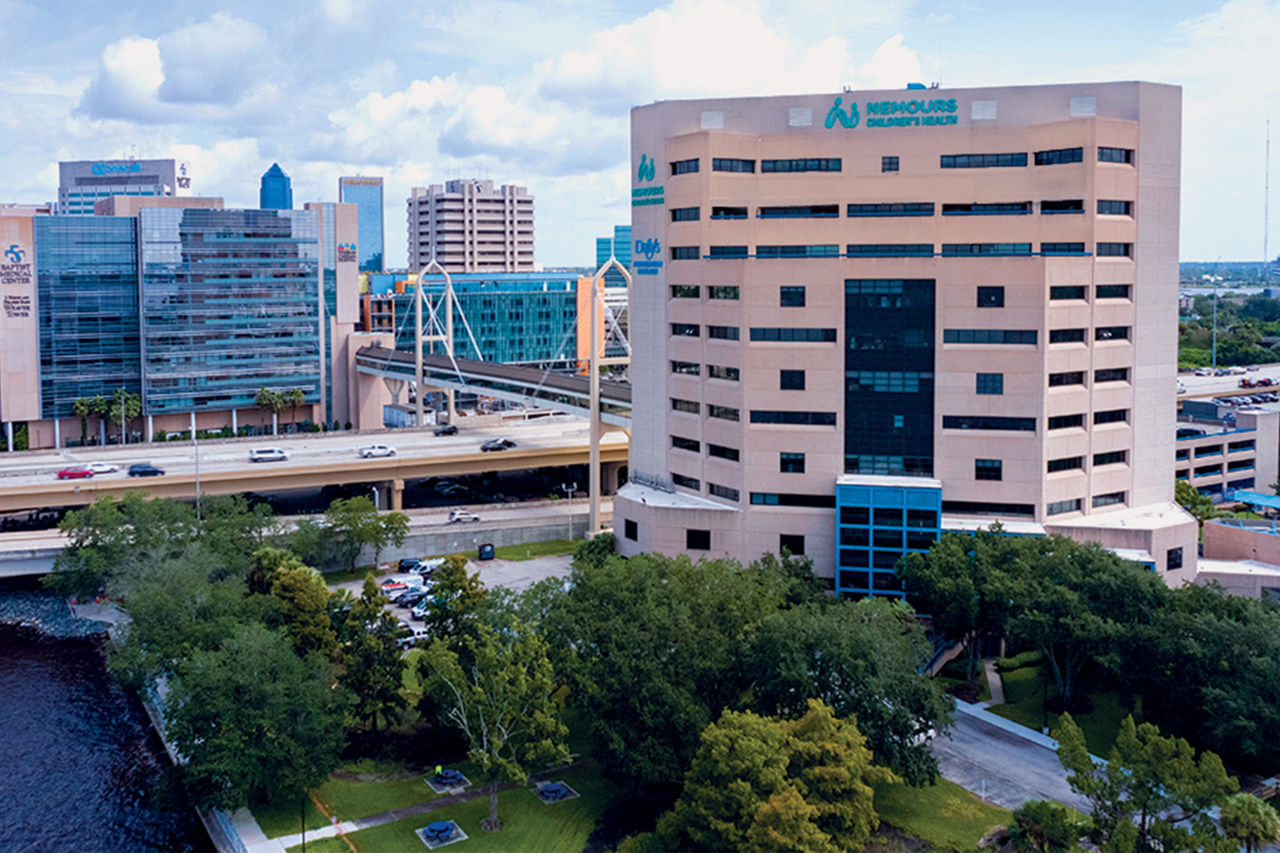 Foto exterior del Centro de atención especializada de Nemours en Jacksonville 