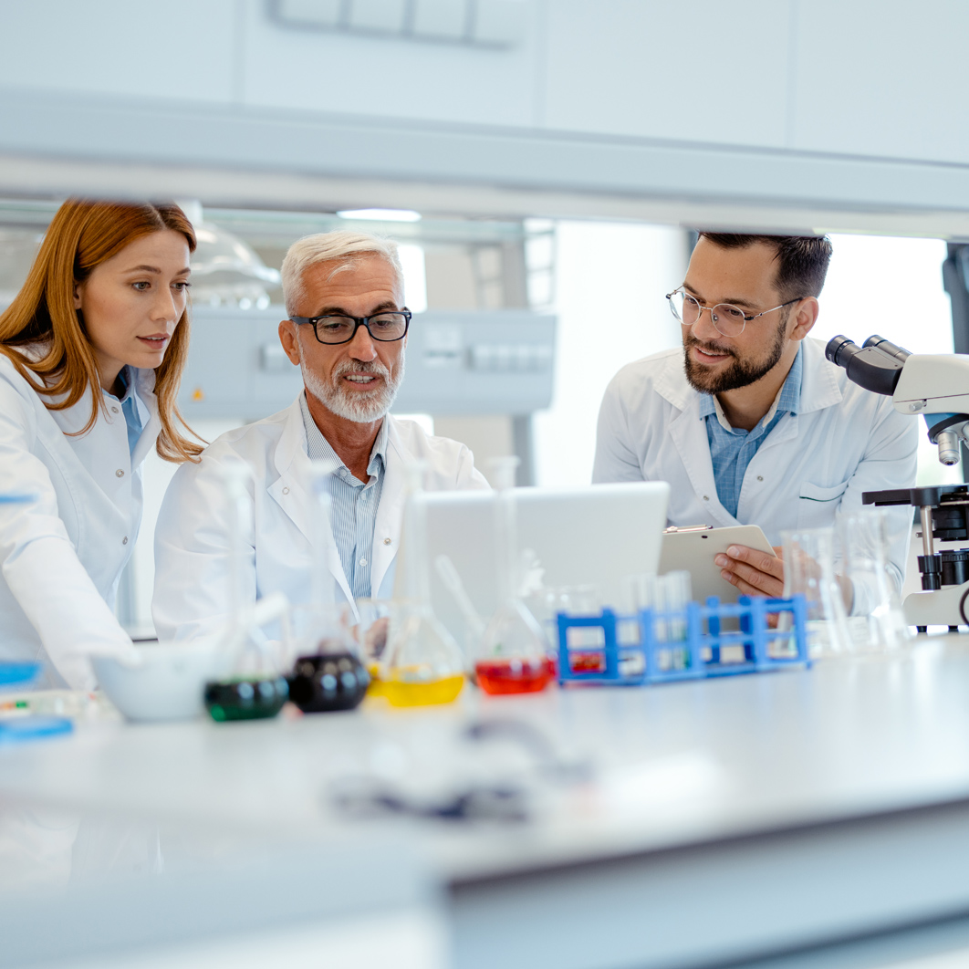 Labs techs and doctor