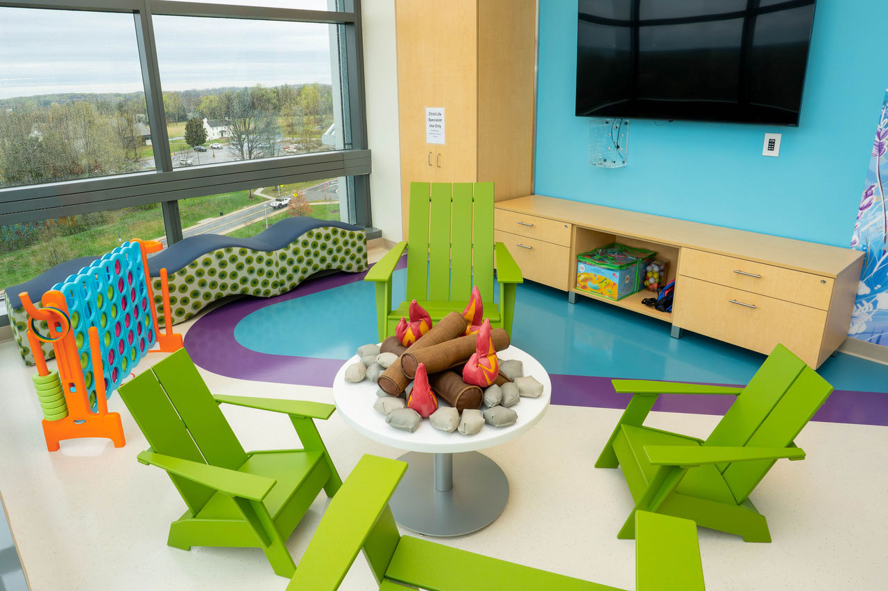 Infusion Center hang out space 