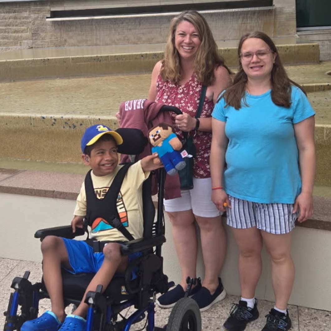 Miquel and his family 