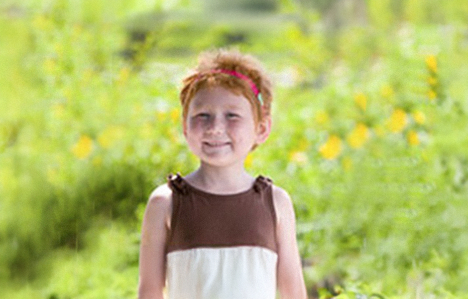 Foto de Eilish para la historia de una paciente con leucemia