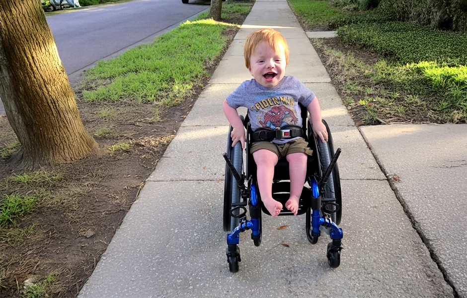 MJ, un niño con osteogénesis imperfecta