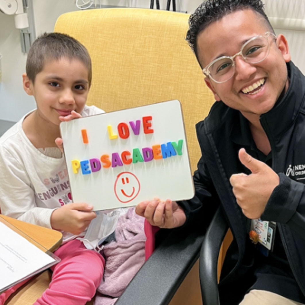 Carlos Aleman PEDS with patient