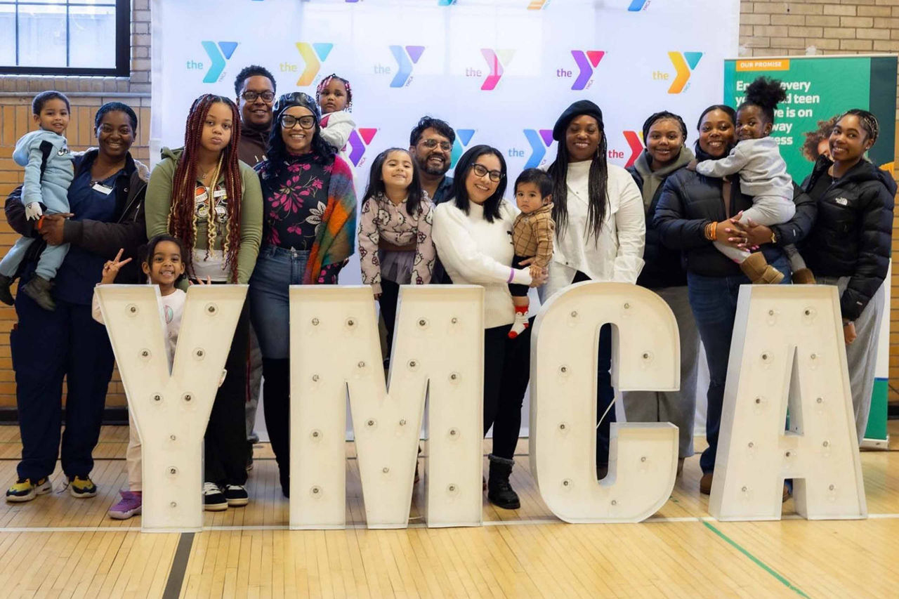 YMCA group of people 