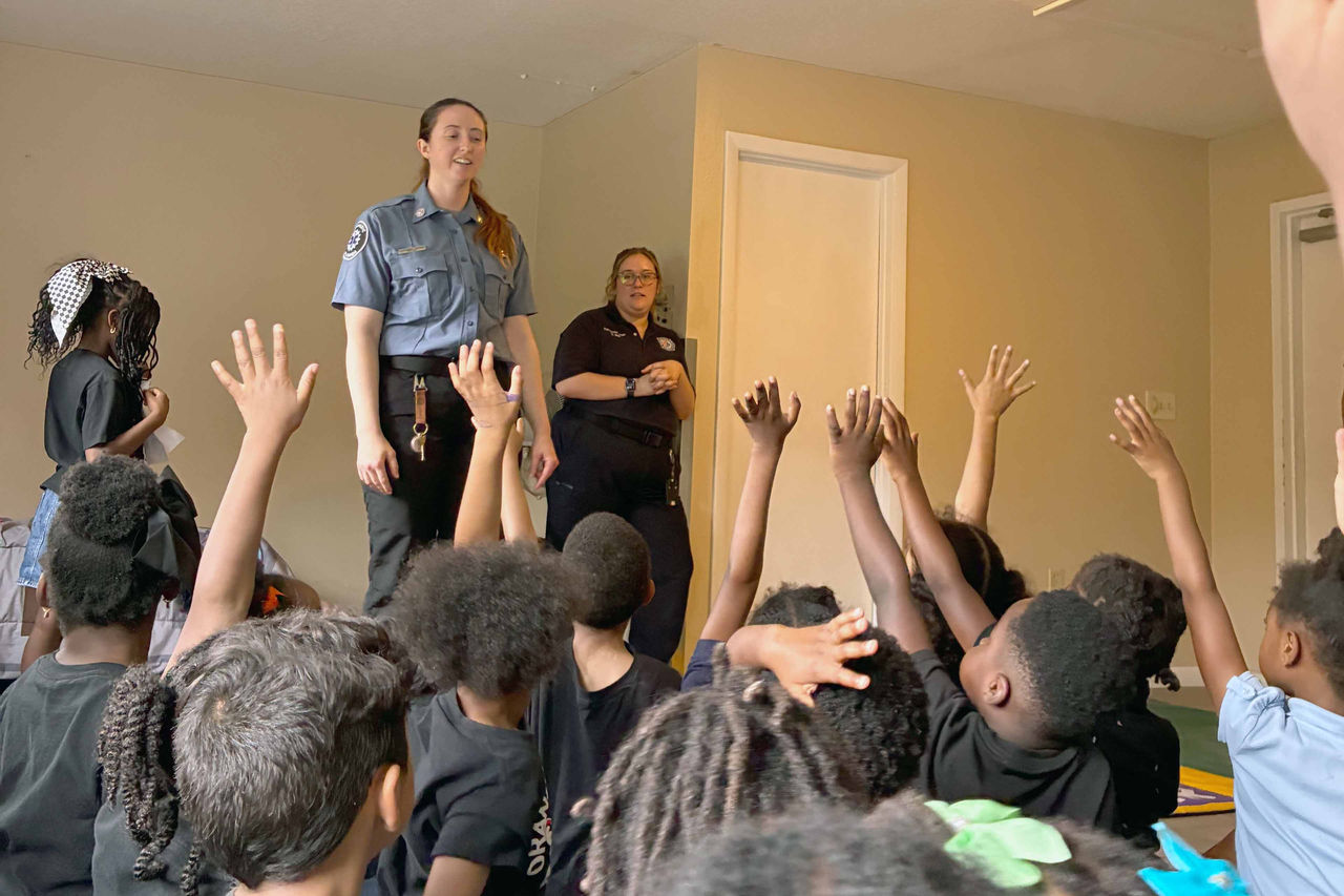 Students learn essential water safety skills, including “reach or throw; don’t go,” to help prevent emergencies